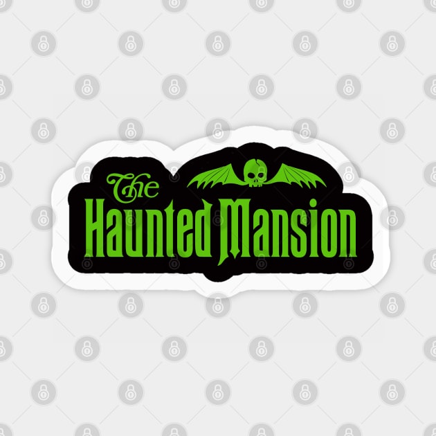 HAUNTED MANSION Logo - Green Sticker by vampsandflappers